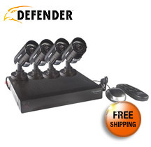 Defender 4-Channel Smart Security DVR Outdoor Night Vision Security Cameras!