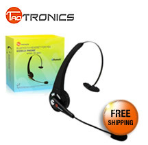 TaoTronics Rechargeable Wireless Bluetooth Headset with Microphone