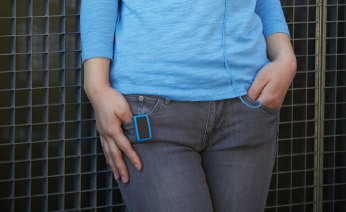 Withings Pulse 02 clipped on pants