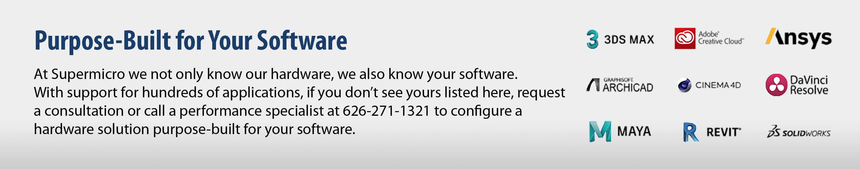 Purpose-Built for Your Software