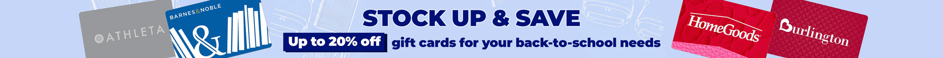 Stock up & save