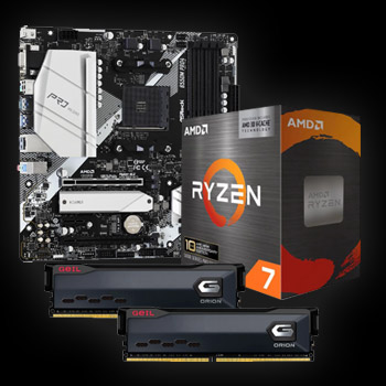 CPU Motherboard Memory Combo -  AMD RYZEN 7 5800X3D Bundle with  ASRock B550M PRO4 and GeIL ORION 32GB (2 x 16GB) DDR4 3200