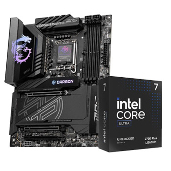 Intel Core Ultra 7 Processor + MSI MPG Z890 CARBON WIFI LGA 1851 Intel Z890 ATX Motherboard