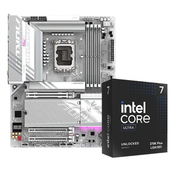 Intel Core Ultra 7 Processor + GIGABYTE Z890 AORUS ELITE WIFI7 ICE Ultra Core (Series 2) LGA 1851 Motherboard