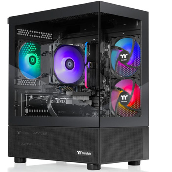 Thermaltake LCGS NE u2560T-V170B Gaming Desktop (Intel Core Ultra 5 250KF Plus, ToughRam 16GB DDR5 6000MT/s RGB Memory, NVIDIA GeForce RTX 5060 Ti 8G, 1TB NVMe M.2, Windows 11) N17B-B860-56T-LCS