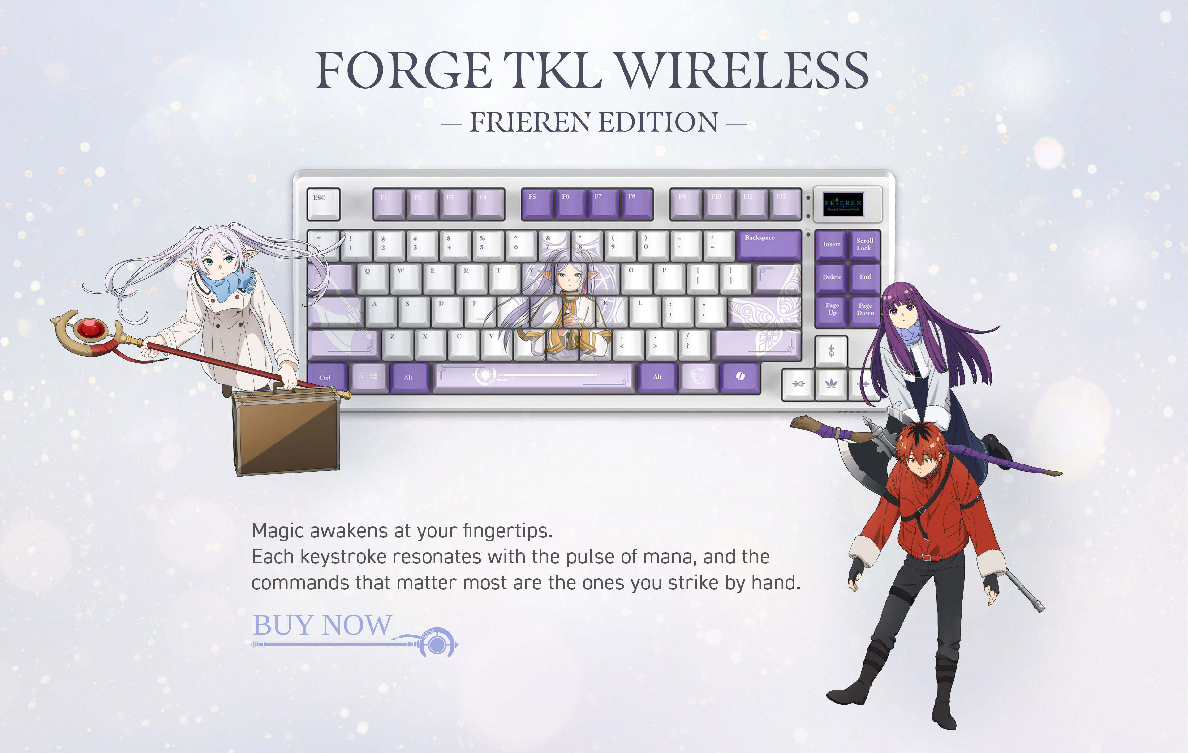 Forge TKL Wireless Frieren Edition keyboard