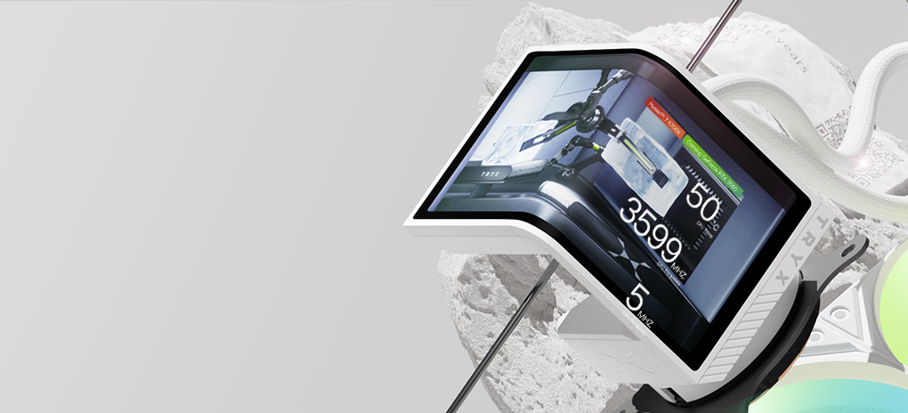 6.5-Inch curved display advanced AMOLED screen