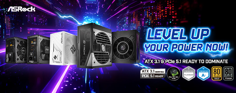 ASRock Level Up Your Power Now