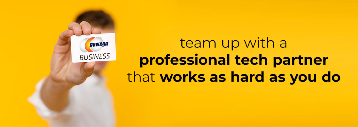 team up with a professional tech partner that works as hard as you do