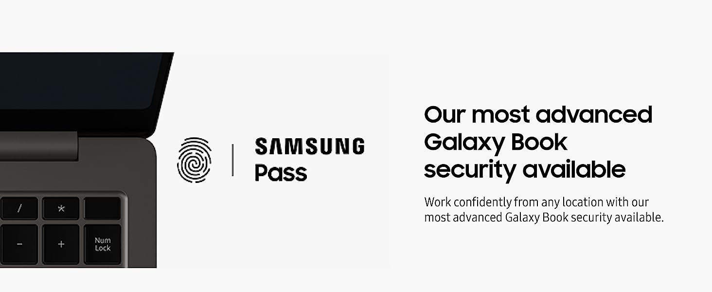 Our most advanced Galaxy Book security available