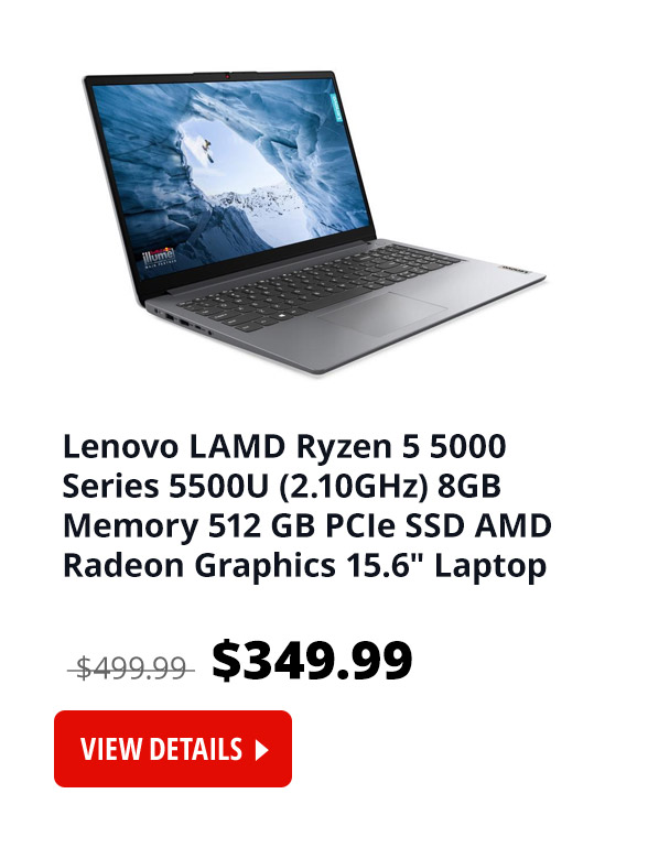 Lenovo Laptop IdeaPad 1 15ALC7 AMD Ryzen 5 5000