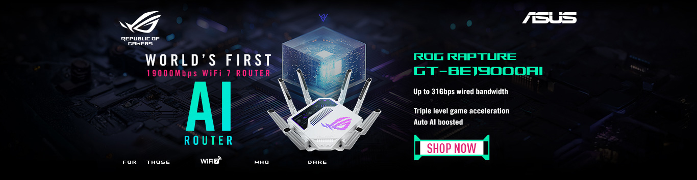 ASUS World's First AI Wifi 7 Router