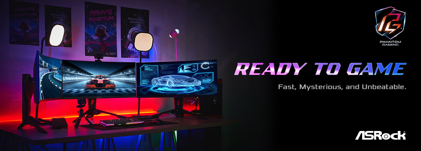 ASRock Phantom Gaming promotional banner