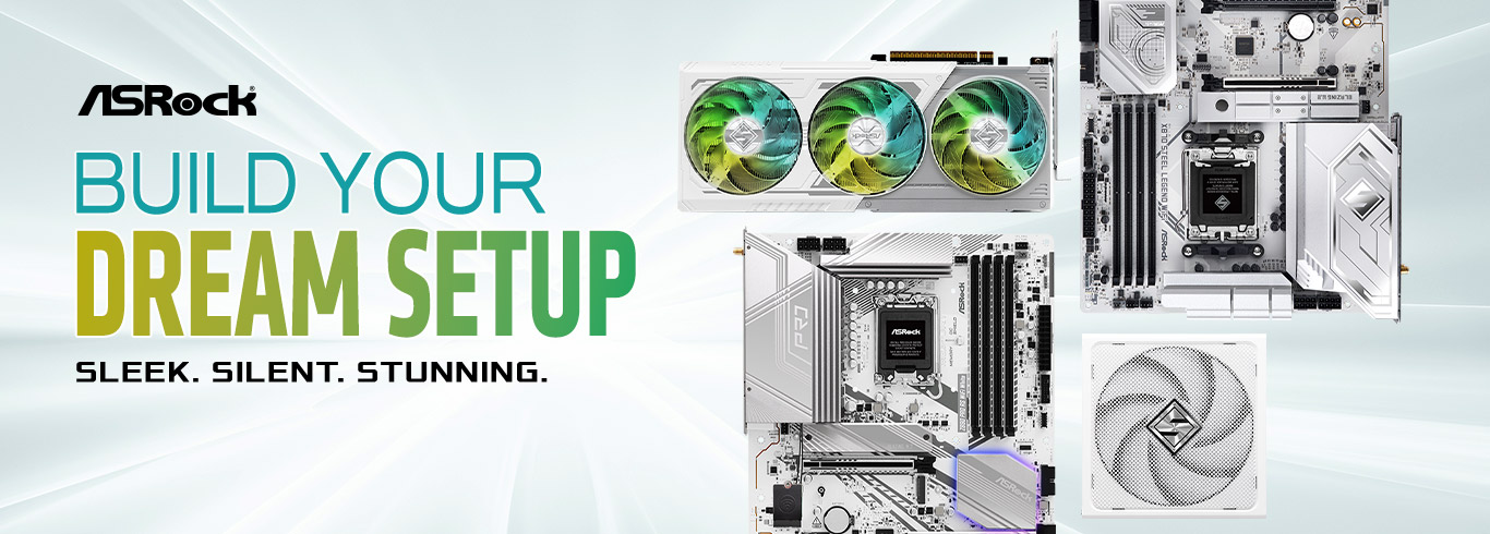 ASRock Build Your Dream Setup banner