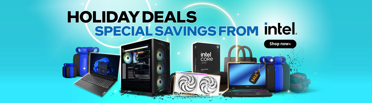 Holiday Deals Special Savings from Intel