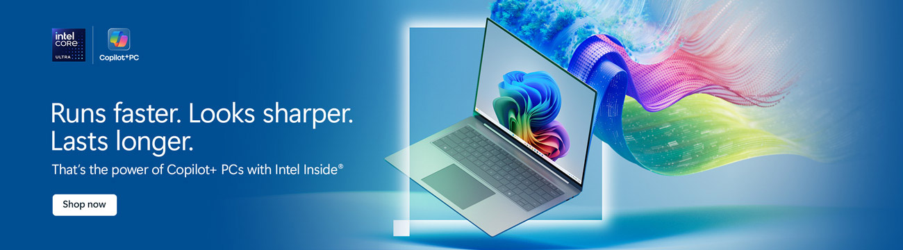 Intel Runs Faster. Look Sharper. Lasts Longer.
