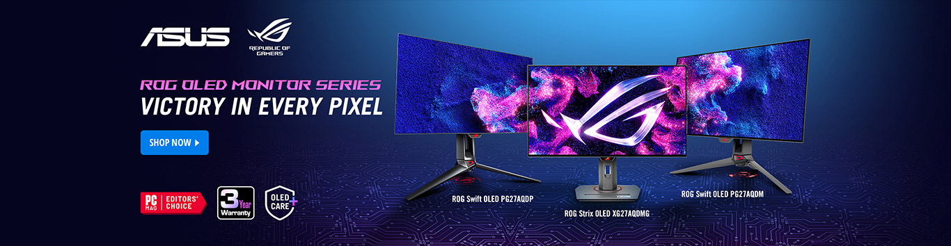 ASUS ROG OLED Gaming Monitors