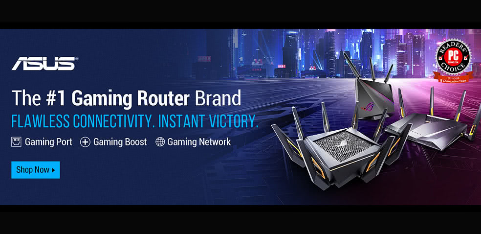 ASUS #1 Gaming Router Brand