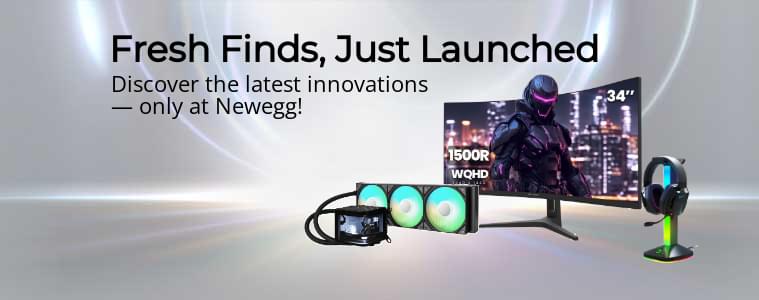 Fresh finds, just launch