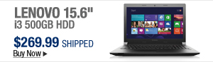 Newegg Flash - Lenovo 15.6" i3 500GB HDD