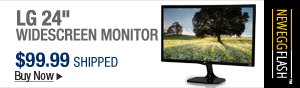 Newegg Flash - LG 24"  Widescreen Monitor