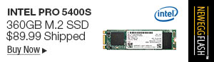 Newegg Flash - Intel Pro 5400s 360GB M.2 SSD