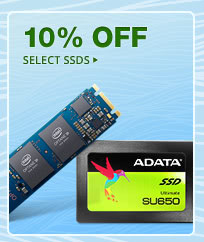 10% OFF SELECT SOLID STATE DRIVES*