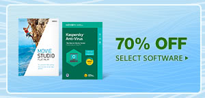 70% OFF SELECT SOFTWARE*