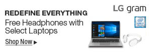 LG gram - Redefine Everything. Free Headphones with Select Laptops