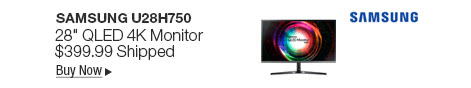 Newegg Flash - Samsung U28H750 28" QLED 4K Monitor