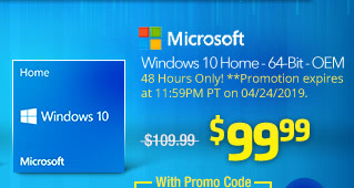 Windows 10 Home - 64-Bit - OEM