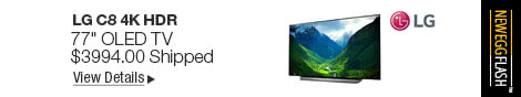 Newegg Flash - LG C8 4K HDR 77" OLED TV