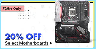 20% Off Select Motherboards*