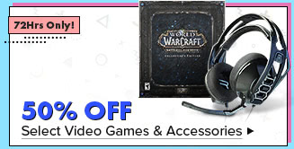 50% Off Select Video Games & Accessories*