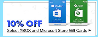 10% Off Select Xbox & Microsoft Store Gift Cards*