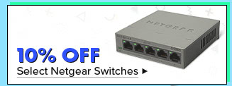 10% Off Select Netgear Routers*