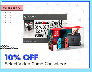 10% Off Select Video Game Consoles*