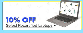 10% Off Select Recertified Laptops*