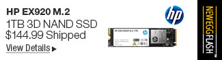 Newegg Flash - HP EX920 M.2 1TB 3D NAND SSD