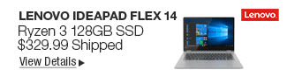 Newegg Flash - LENOVO IDEAPAD FLEX 14 Ryzen 3 128GB SSD