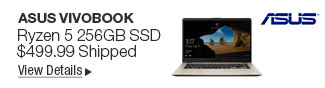 Newegg Flash - ASUS VivoBook Ryzen 5 256GB SSD 