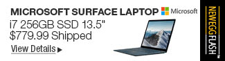 Newegg Flash - Microsoft Surface Laptop i7 256GB SSD 13.5"