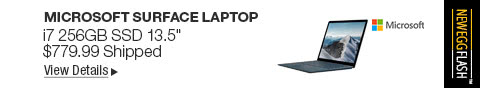 Newegg Flash - Microsoft Surface Laptop i7 256GB SSD 13.5"