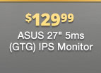 Asus 27" 5ms (GTG) IPS Monitor