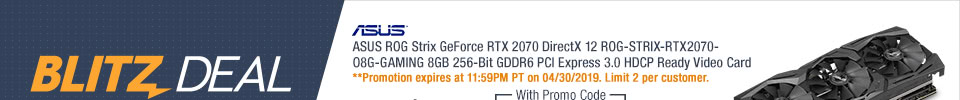 ASUS ROG Strix GeForce RTX 2070 DirectX 12 ROG-STRIX-RTX2070-O8G-GAMING 8GB 256-Bit GDDR6 PCI Express 3.0 HDCP Ready Video Card