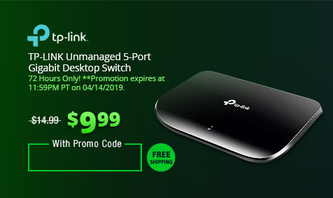 TP-LINK Unmanaged 5-Port Gigabit Desktop Switch
