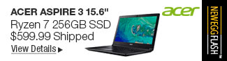 Newegg Flash - Acer Aspire 3 15.6" Ryzen 7 256GB SSD