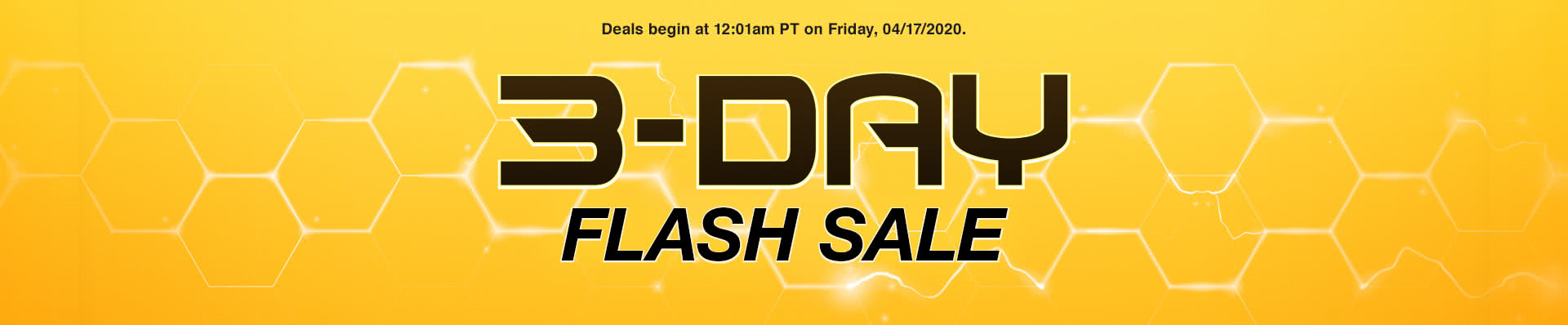 3 Day Flash Sale