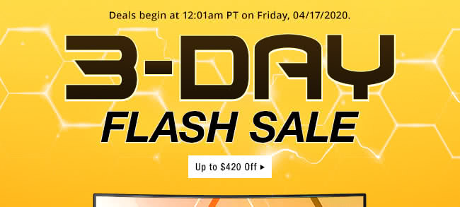 3 Day Flash Sale