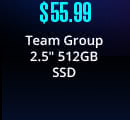 $55.99 Team Group 2.5" 512GB SSD